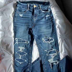 American Eagle Distressed Skinny Jeans